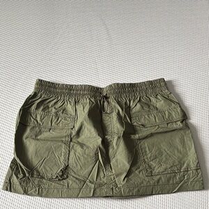 Wild Fable Sage Mini Cargo Skirt